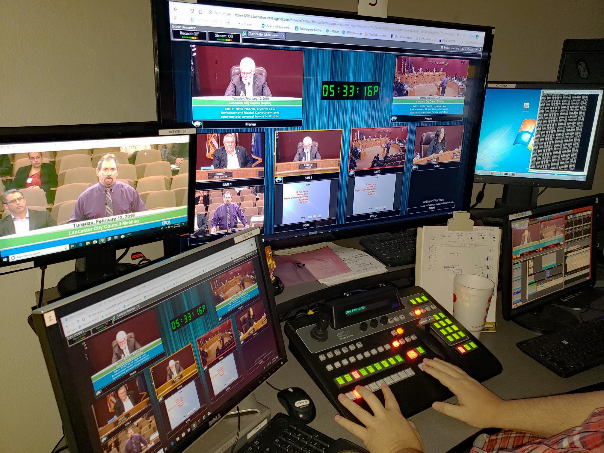 Production Control Room Switcher