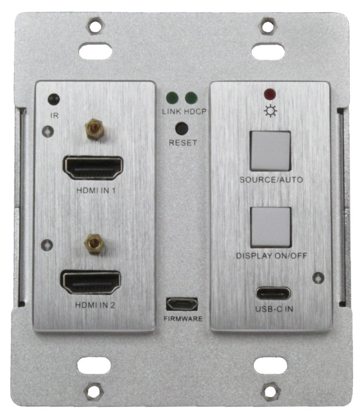 TEKVOX 4K Wall Plate Transmitter/Switcher