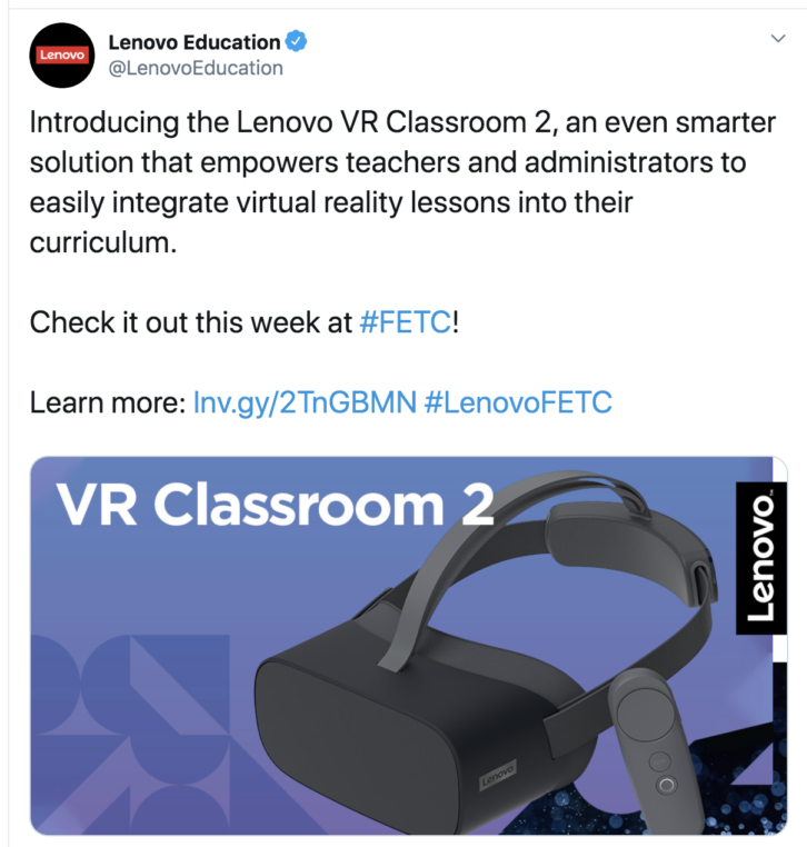 Lenovo VR Classroom