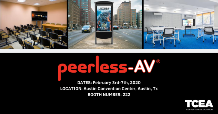 Peerless-AV® to Showcase a Vision for the Future of Education at TCEA 2020
