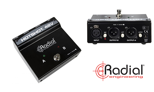 Radial Hotshot 48V Condenser Microphone Switcher