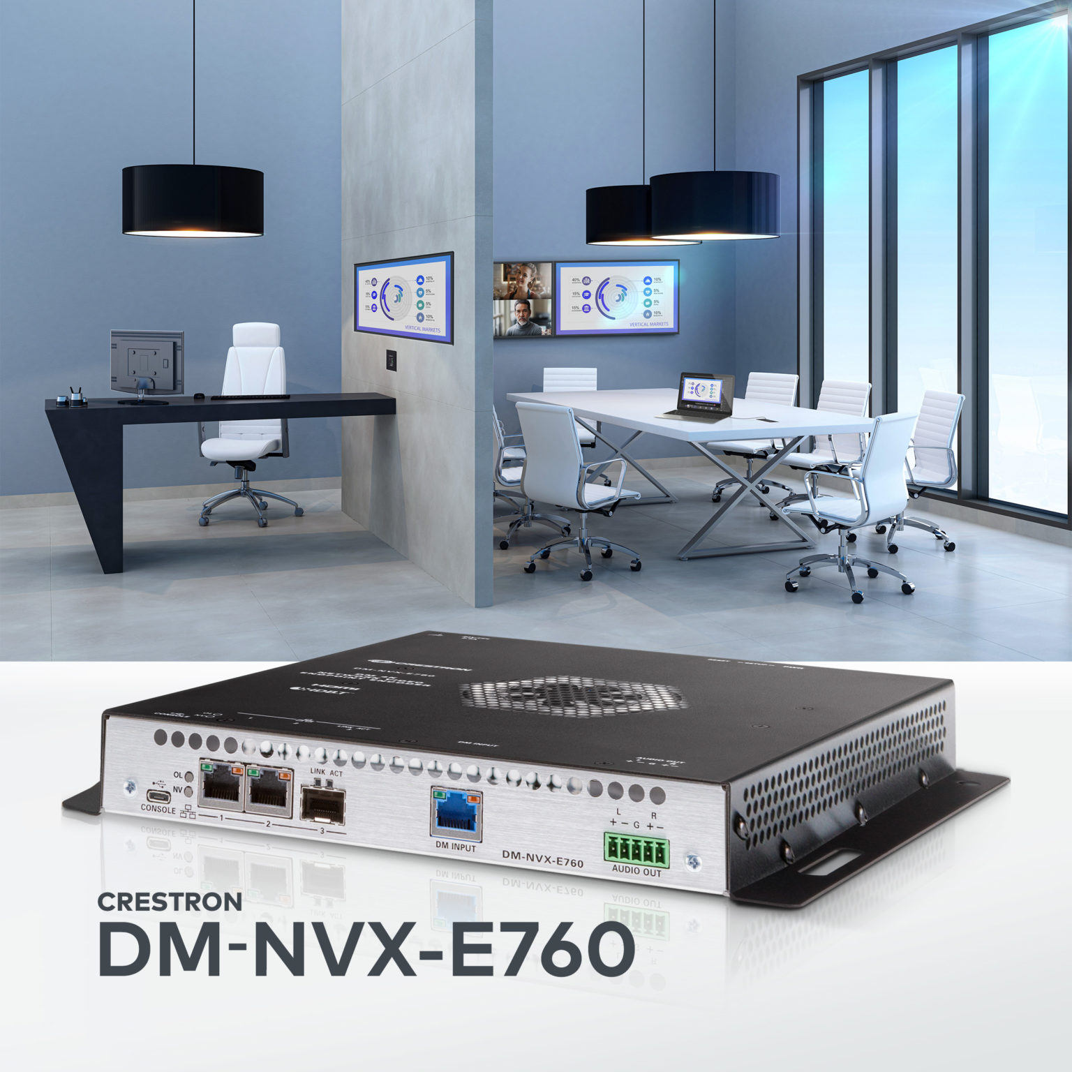 Crestron adds firstever AVoverIP bridging technology to DM NVX