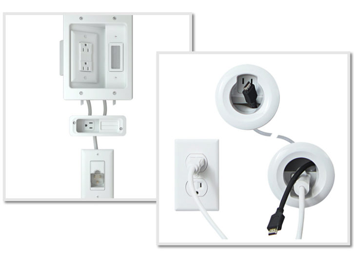 On-Wall Cable Management Kit