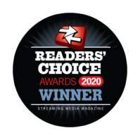 Streaming Media Readers Choice Award Winner