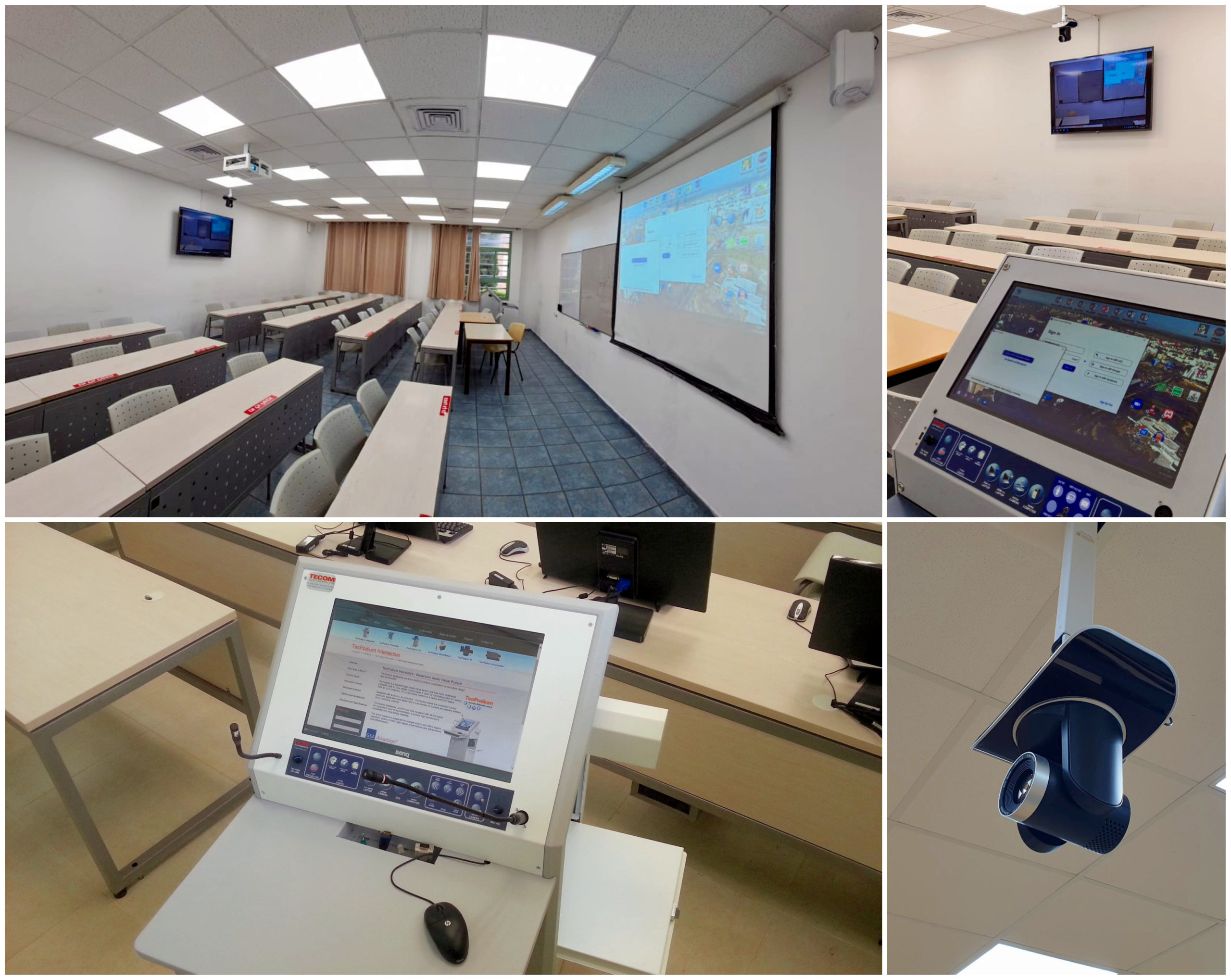 "Hybrid Classrooms" with PTZ Cameras Case Study Sound & Video