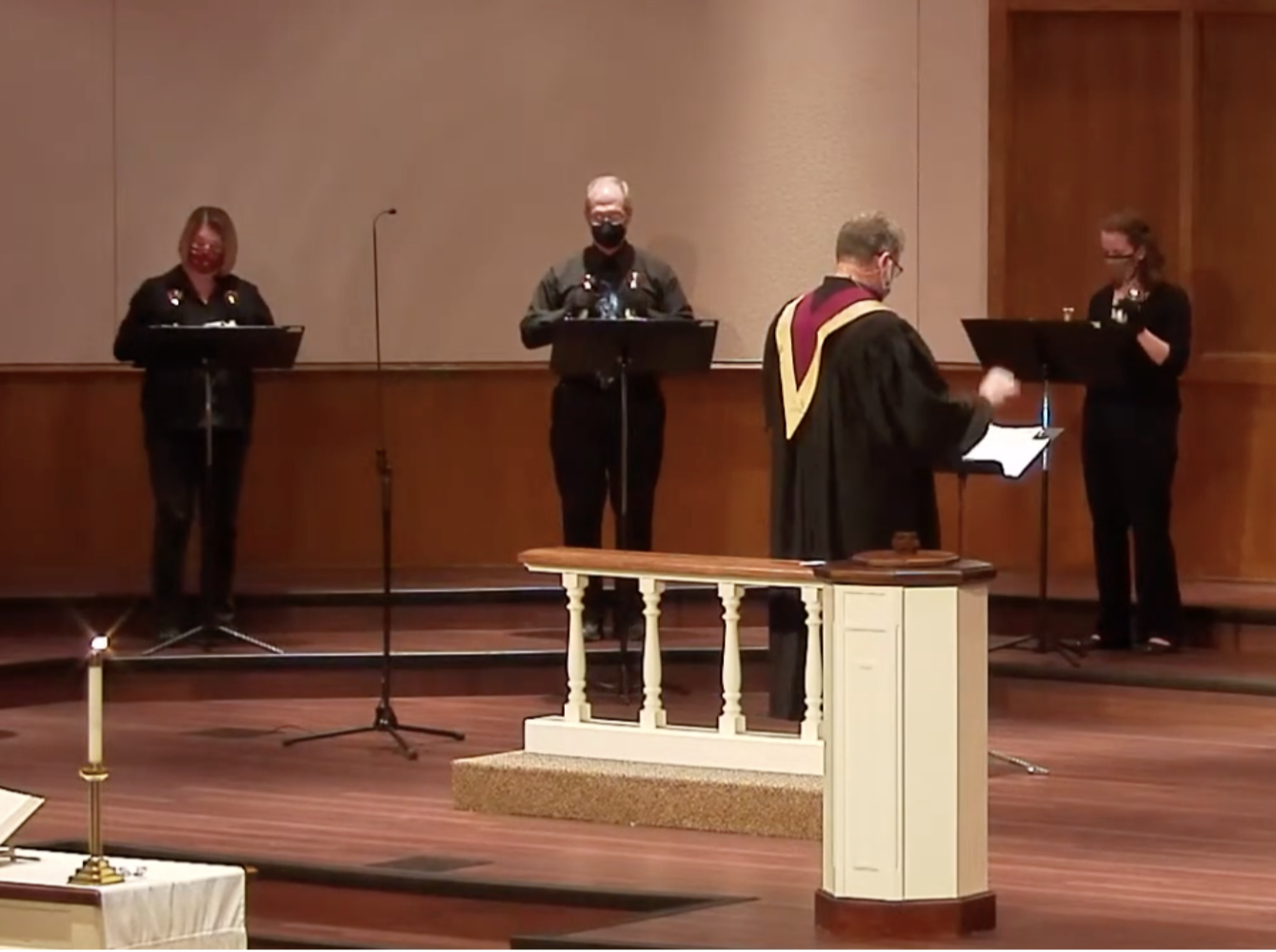 Remarkable Flexibility Choir Stick Mics at Rowlett UMC Sound & Video Contractor