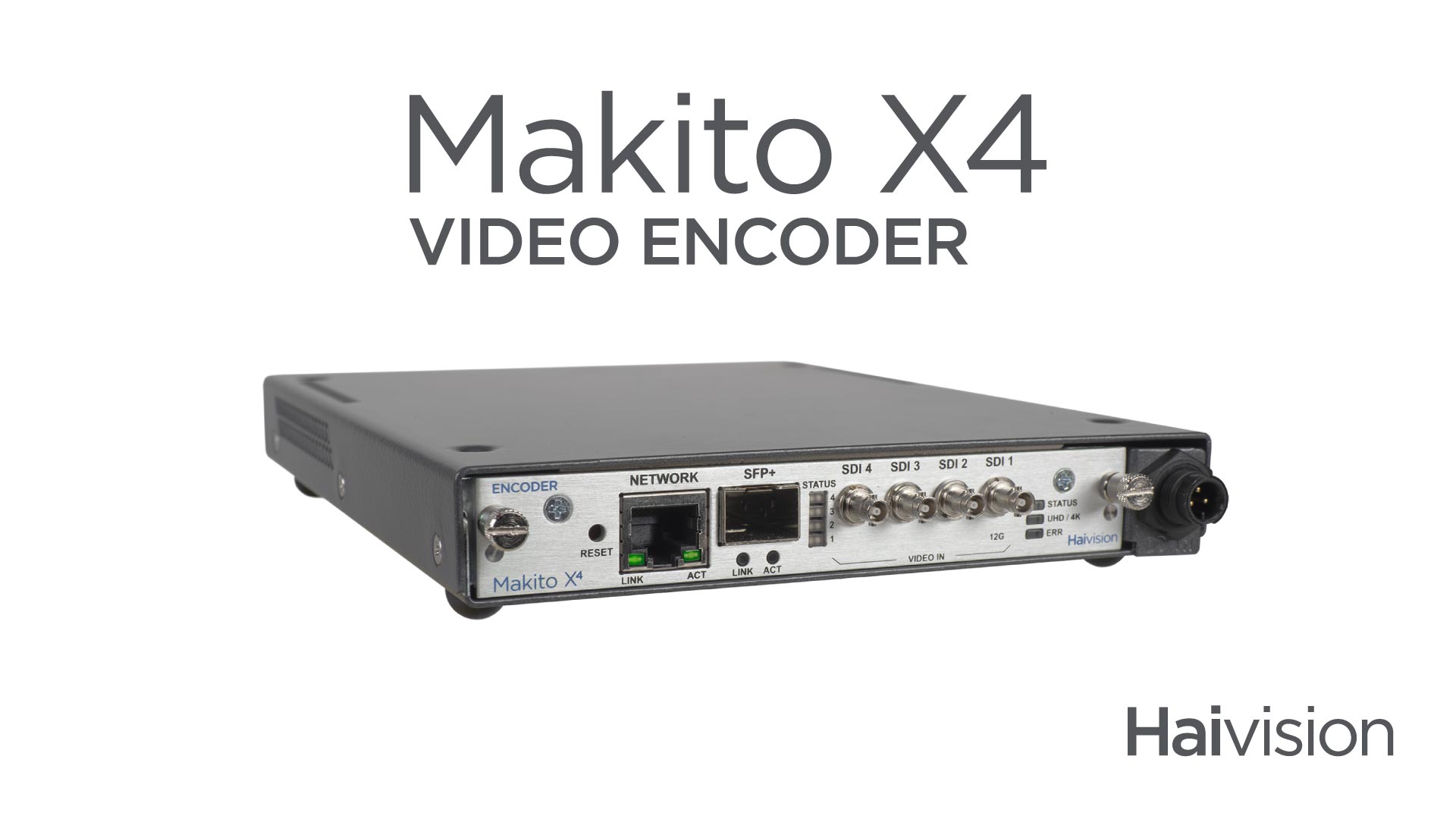 Haivision announces the Makito X4 video encoder Sound & Video Contractor