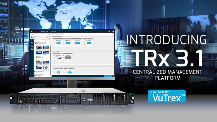 VuWall TRx 3.1 Centralized Management Platform for AV over IP Video Wall Deployments