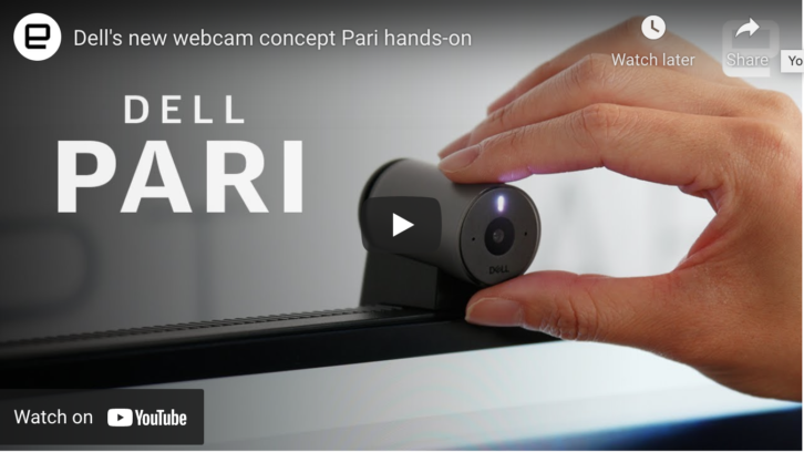 Dell Pari wireless magnetic webcam