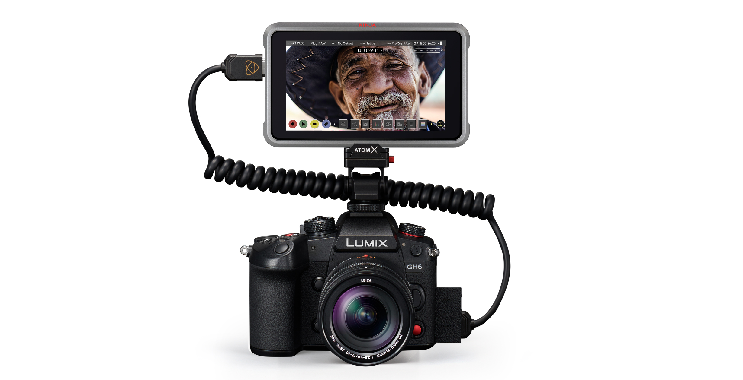 Panasonic LUMIX GH6 & ATOMOS NINJA V+ to support Apple ProRes RAW DCI