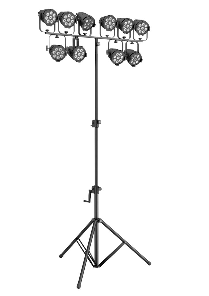 K&M light stand with lights