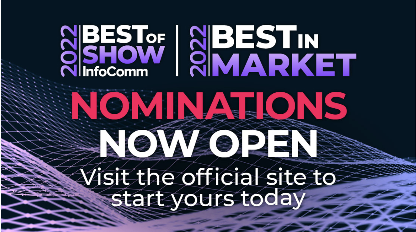 InfoComm Best of Show and Best in Market Awards open - Sound & Video ...