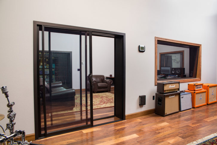 Soundproof Windows Music Studio Glass Doors
