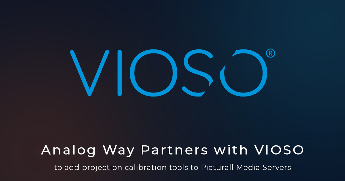 Analog Way Partners with VIOSO to Add Projection Calibration Tools to