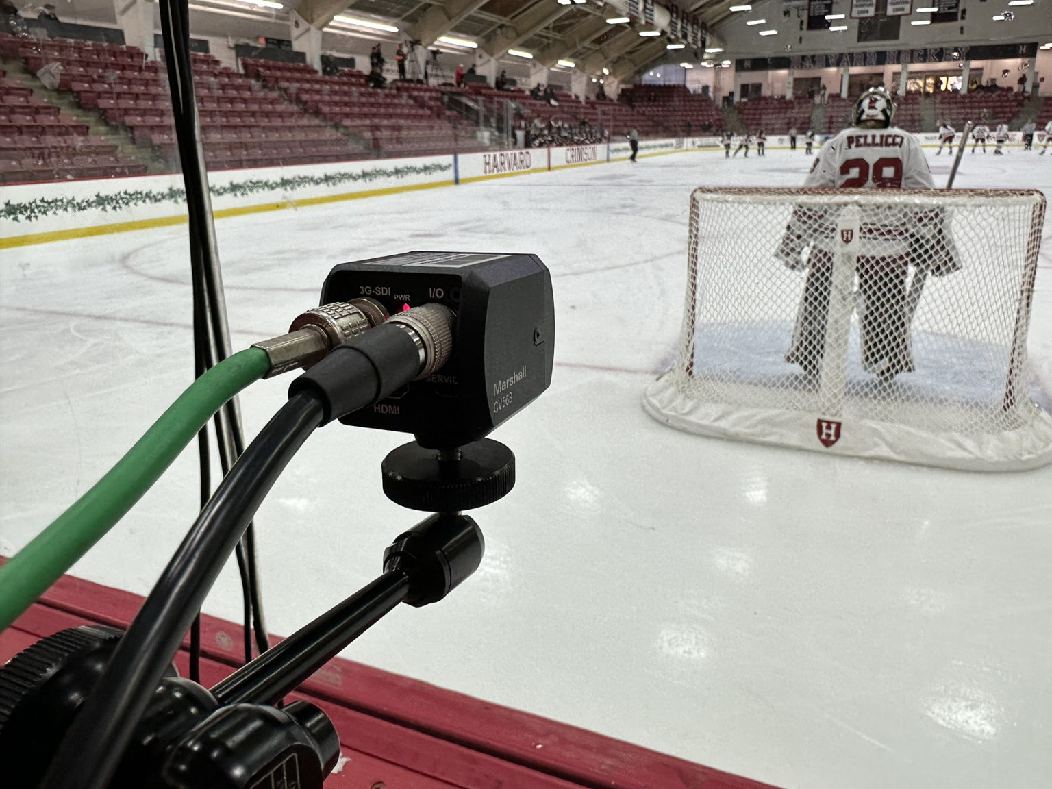 Marshall CV568 Lights the Lamp for Harvard University Ice Hockey