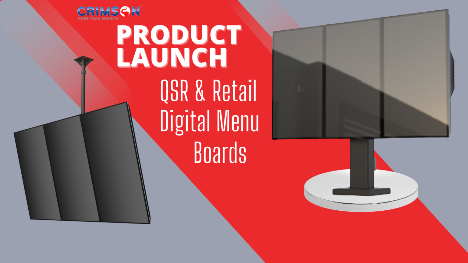 CrimsonAV Enhances QSR & Retail with Digital Menu Boards