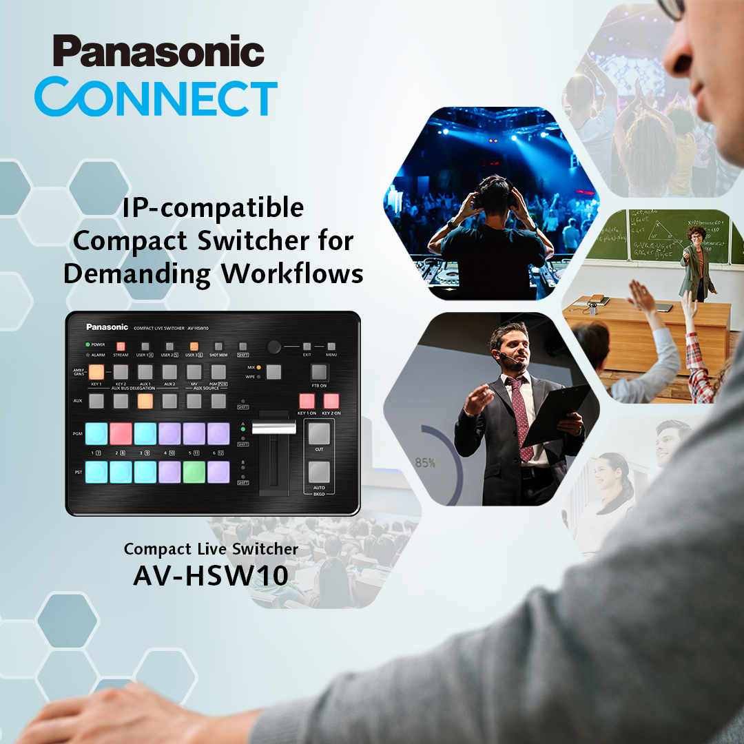 Panasonic Connect Expands ST 2110-Enabled AV Solutions Offerings