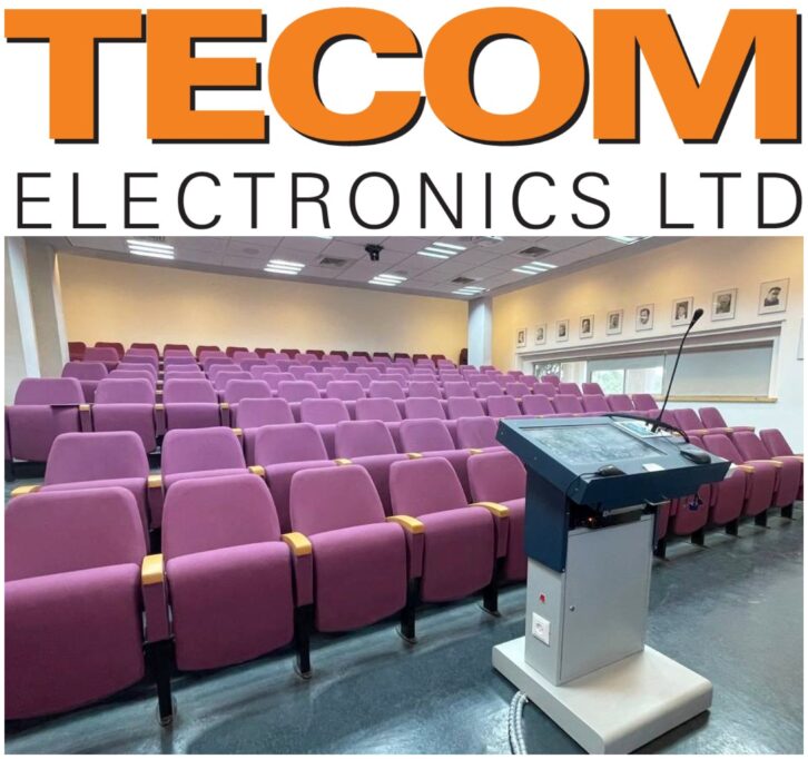 TecPodium I smart lecterns installed in the conference halls - Tecom Electronics
