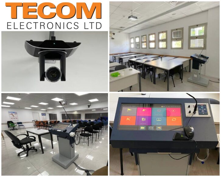 Best advanced technology installed by Tecom in the hybrid classrooms