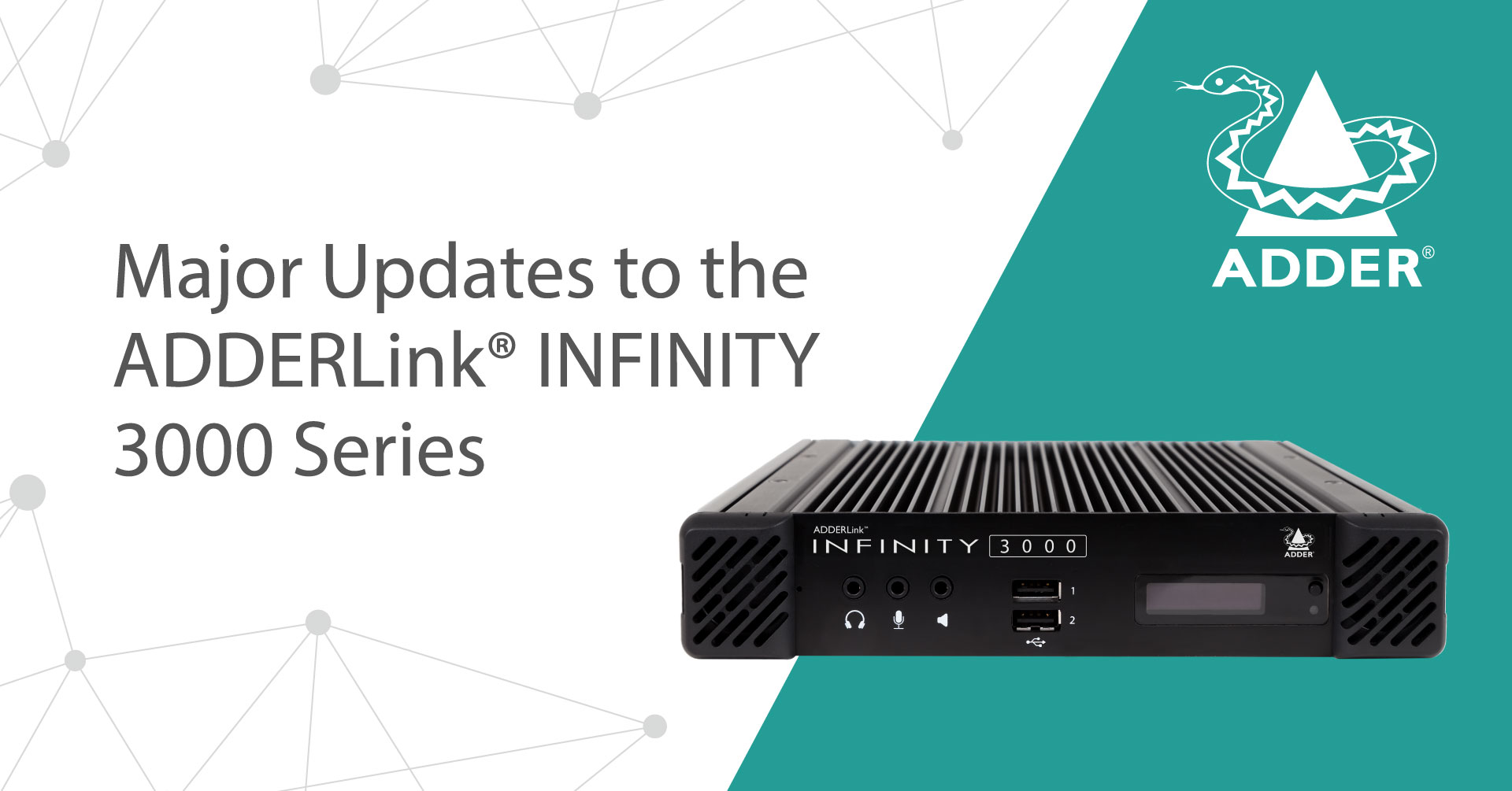 Infinity 3000 New VDI Enhancements Provide Adder Customers Increased Choice Accessing ...