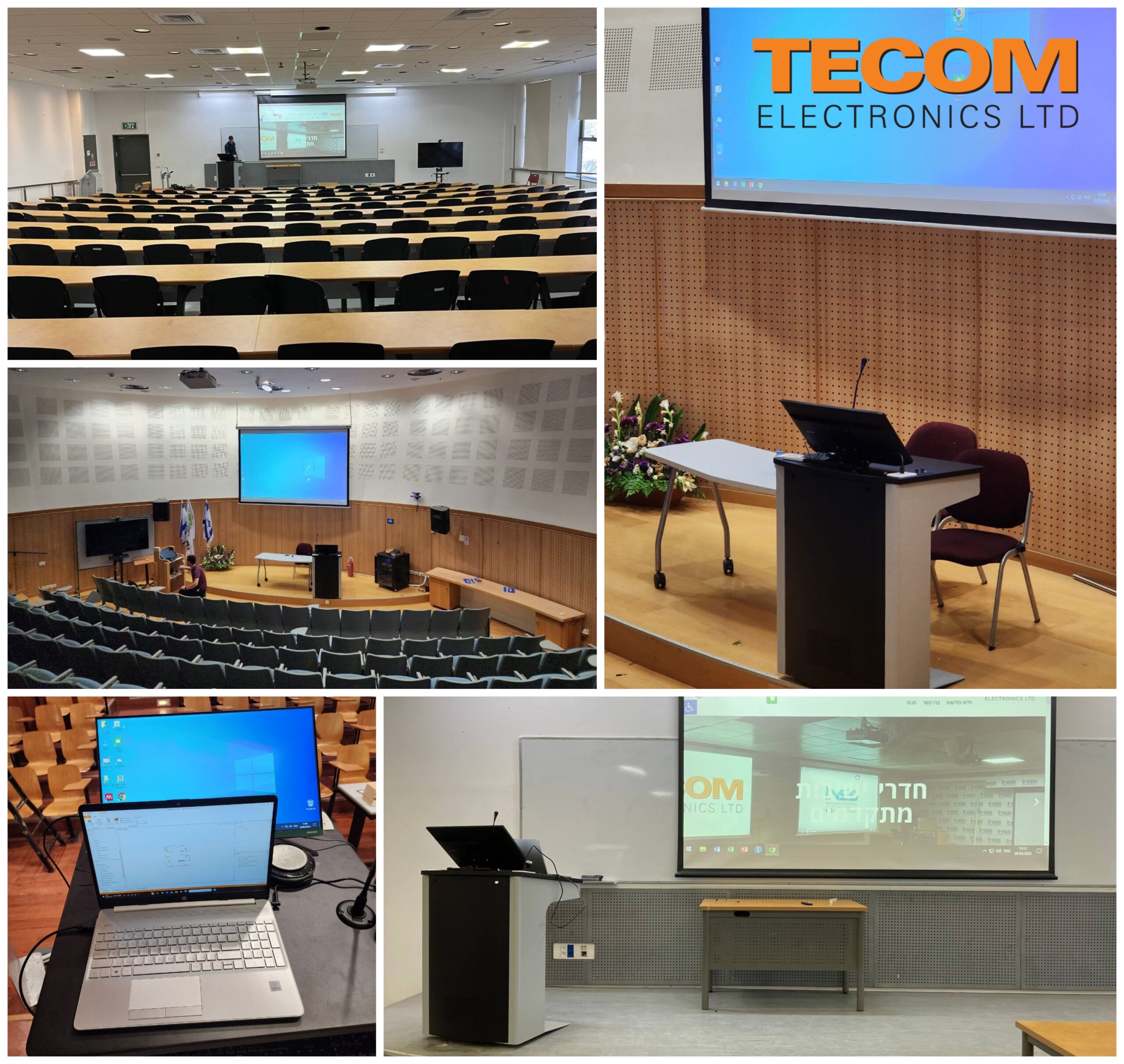 Tecom upgrades and installs AV equipment in classrooms during the ...