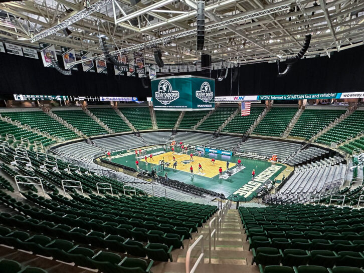 Michigan State basketball arena