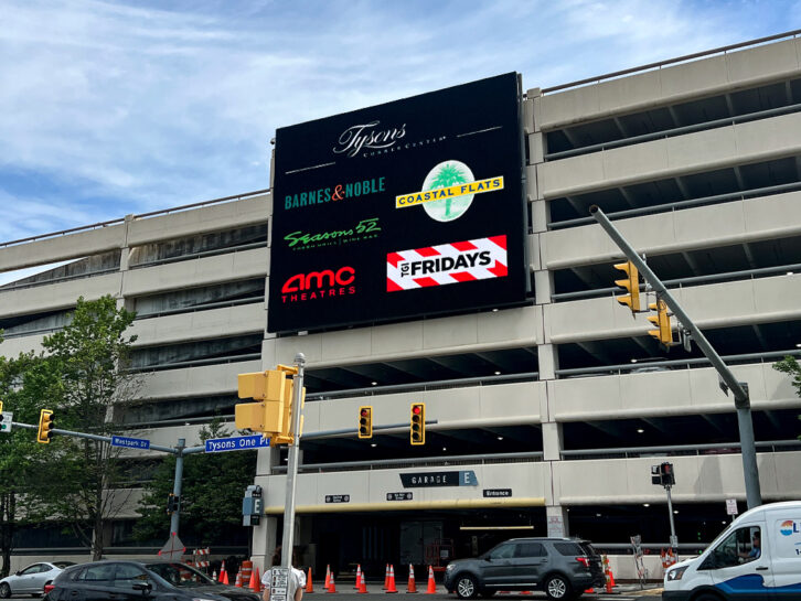 Tysons Corner digital billboard