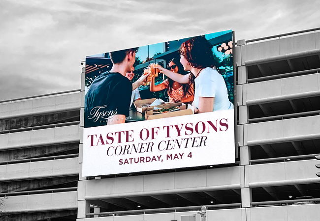 Tysons corner LED screen