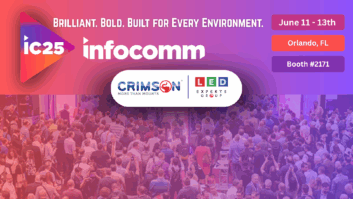 CrimsonAV LED Experts Group dvLED displays at InfoComm