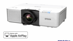 Epson today announced its newest 3-chip 3LCD PowerLite® L-Series laser projectors are now available and are compatible with Apple® AirPlay®.