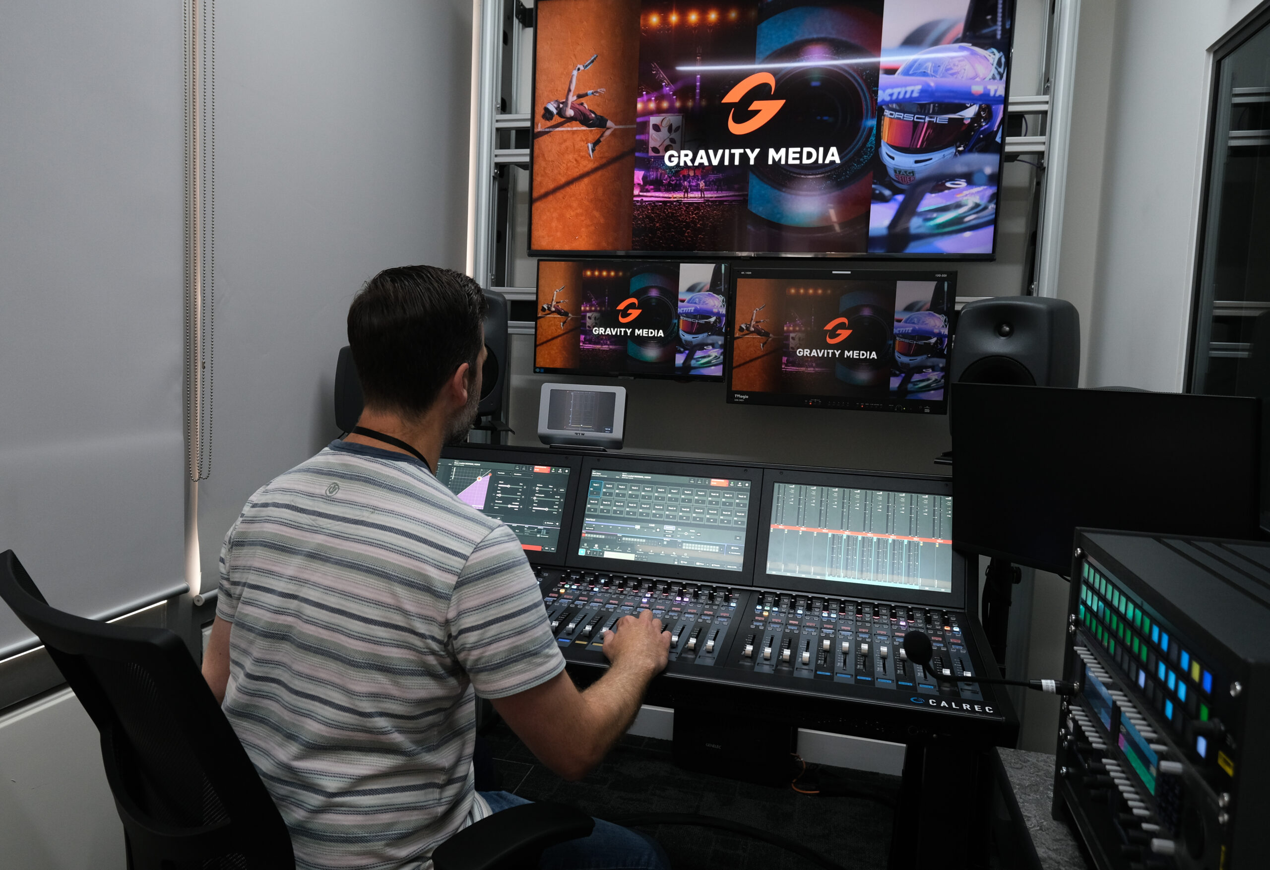 Gravity Media’s London Production Centre expansion reaches far beyond its walls with Calrec Argo and True Control 2.0 technology
