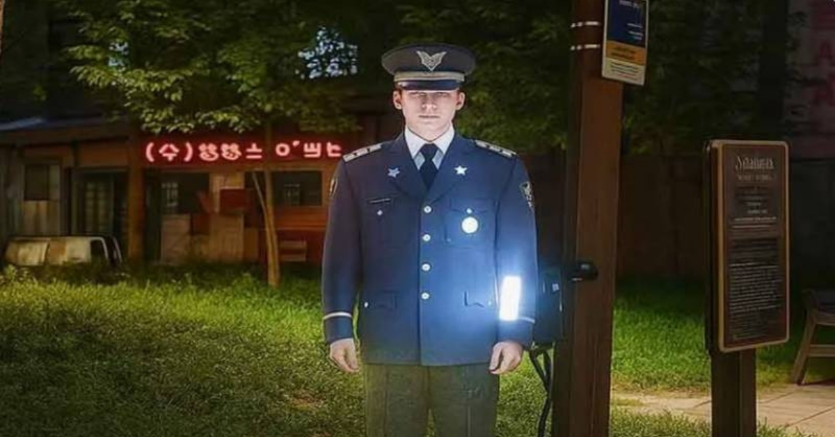 Hologram police officer installed in Seoul to deter crime