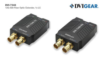 DVIGear DVI-7348 12G-SDI Fiber Optic Extender, 1x LC