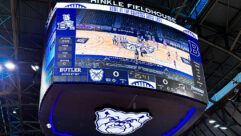 Butler University Hinkle Fieldhouse LED center-hung