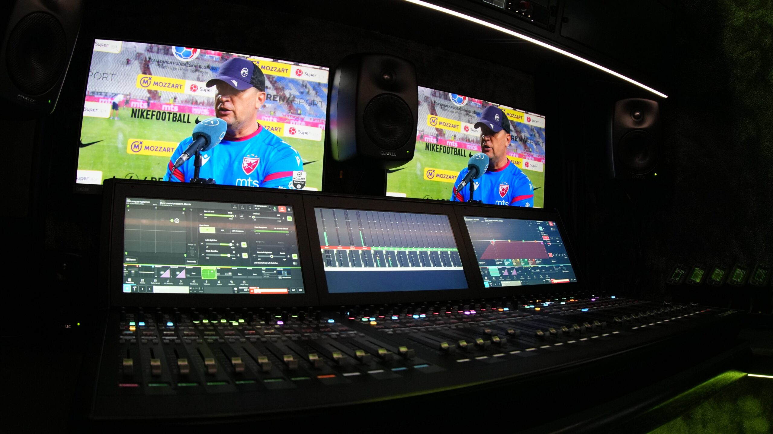 MVP kicks off major football tournament with a tactical switch to Calrec Argo M in its HD1 OB truck