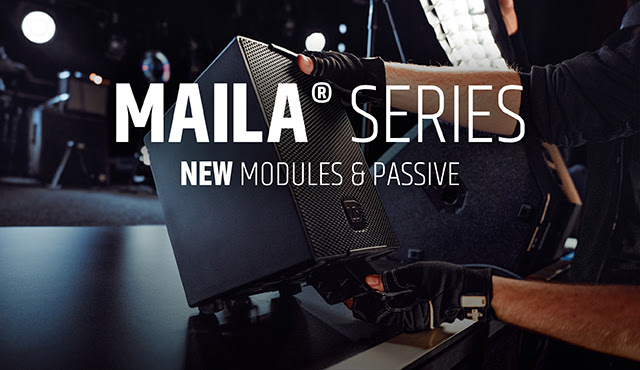 LD Systems launches a world premiere at ISE 2026: MAILA passive for fixed installations, rental applications and more