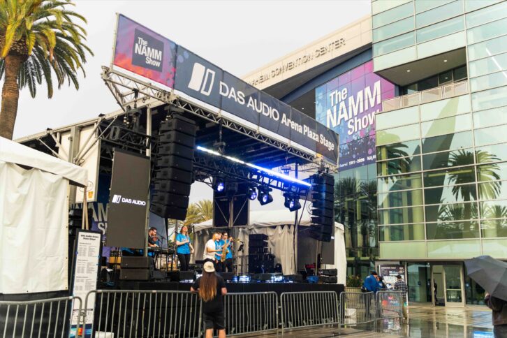 DAS Audio EVENT Series at NAMM 2026 Arena Plaza Stage