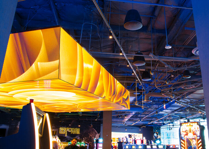 RS600i speakers in a casino