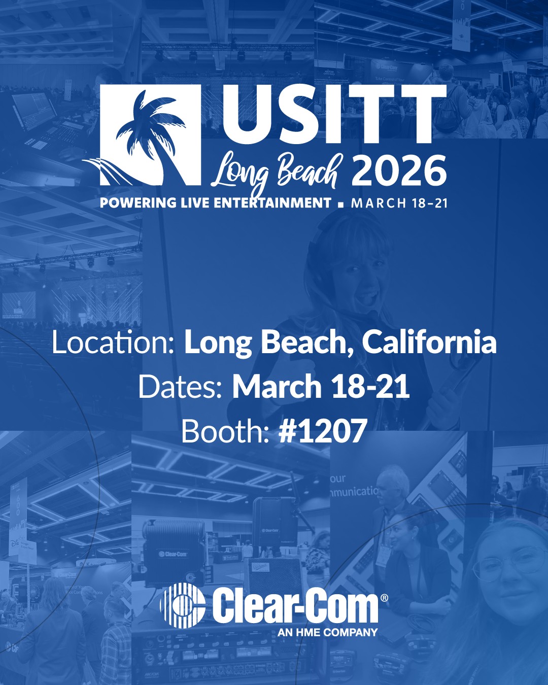 Clear-Com to Sponsor and Present USITT Stage Management Award at USITT in Long Beach