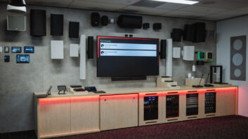 Biamp AV products on display at the Brisbane Experience Center in Australia