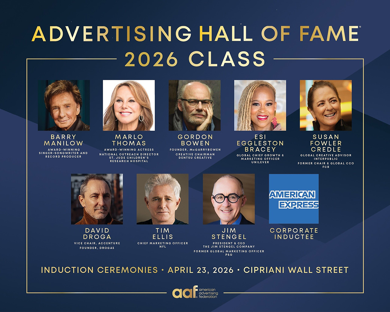 Hyperquake Honors Jim Stengel on His Induction into the AAF Advertising Hall of Fame