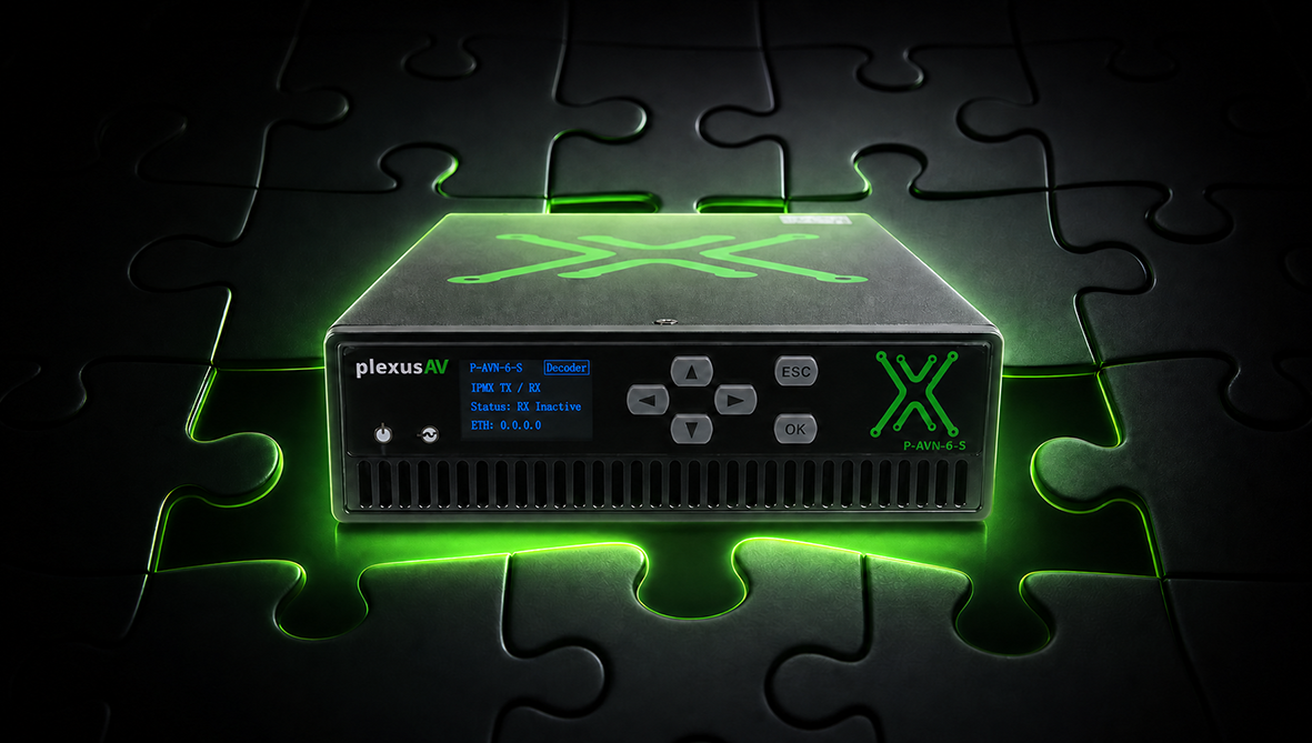 PlexusAV adds 25Gb P-AVN-6-S to complete AV-over-IP line