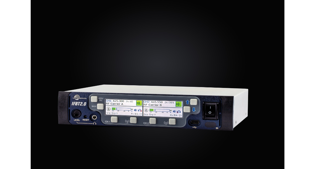 At InfoComm 2026, Lectrosonics Announces that the IFBT2.0 Interruptible Foldback Transmitter Base Station is Now Shipping