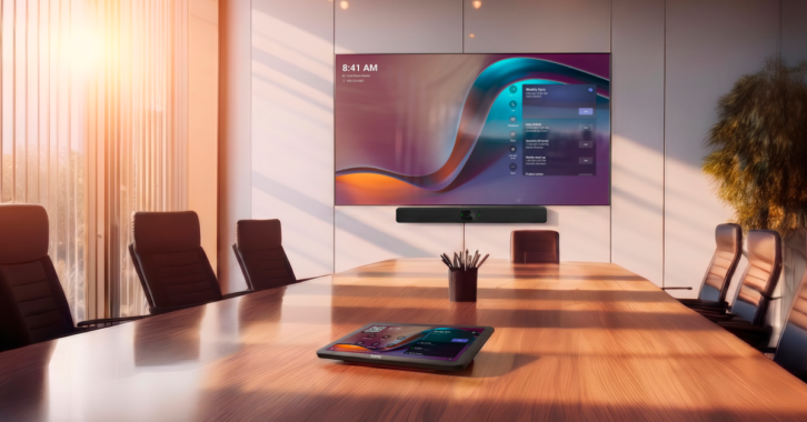 Devio UCX in a conference room setting