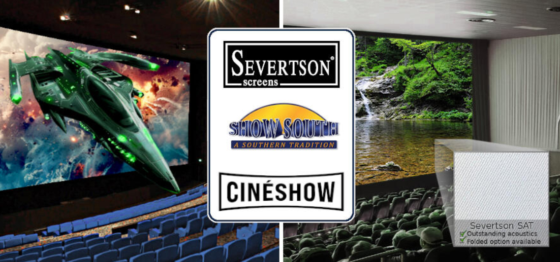 Severtson Features Numerous NextGen Cinema Screens/Coatings During 2026 ShowSouth & CinéShow Expos