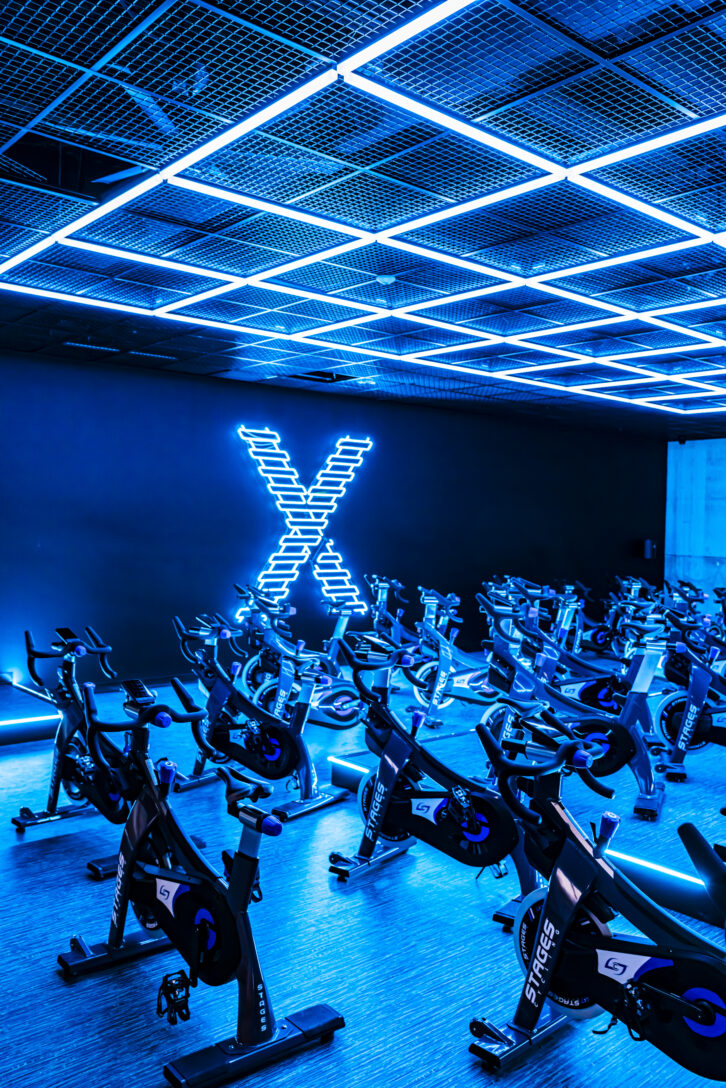 Iconix Fitness spin room 