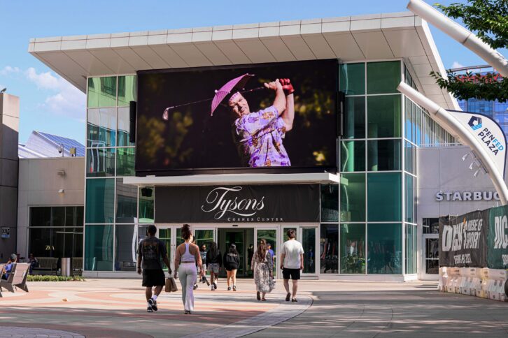 PenFed Plaza LED screen