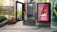 Praevar Podium Series outdoor digital signage